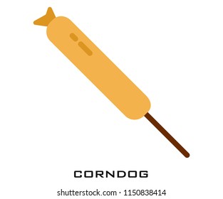 Corndog icon signs