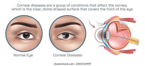 Las afecciones corneales abarcan una amplia gama de trastornos y anomalías que afectan a la córnea, la capa transparente más externa del ojo responsable de enfocar la luz sobre el vector de la retina