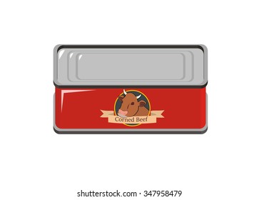 corned beef square can
