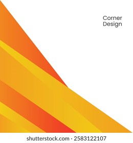 Corner Abstract Colorful Geometric Background Design