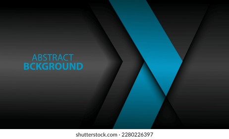 
Corner arrows overlapping vector background on space for text and message design