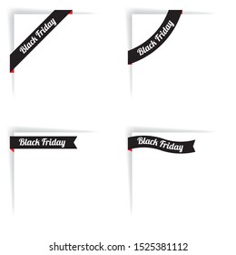 Corner Banners Set for Black Friday 