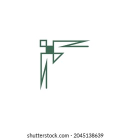 Corner border, ornament icon design template vector