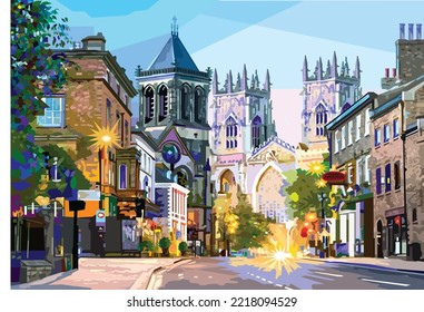 Eine Ecke der Stadt der Erinnerungen