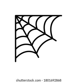 Corner Cobweb icon, Corner Spiderweb icon