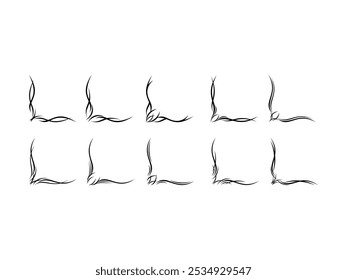 Corner Frame Border Element Set