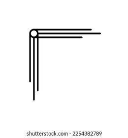 corner frame or border, perfect for decorating your work