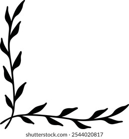 Corner Frame | Elegant Botanical Border