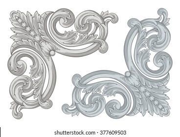 Corner Frame Ornament vector
