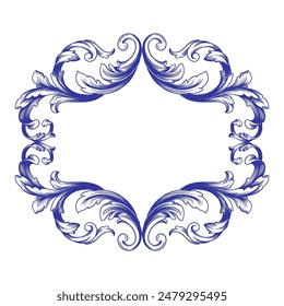 Corner Frame Vintage . Suitable for wedding invitation cards