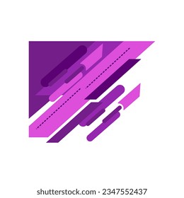 Corner geometric shape vector element