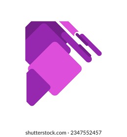 Corner geometric shape vector element