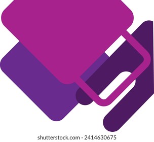 Corner geometric shape vector element