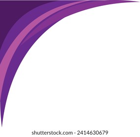 Corner geometric shape vector element