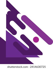 Corner geometric shape vector element