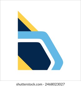 Corner geometric shape vector element