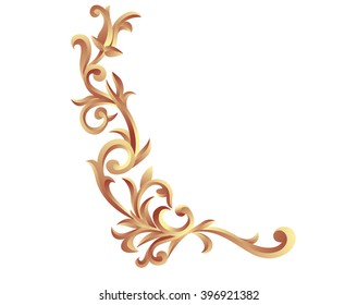 9,781 Gold flourish corner border Images, Stock Photos & Vectors ...