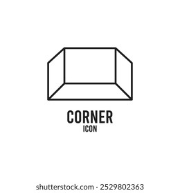 corner icon vector template illustration logo design