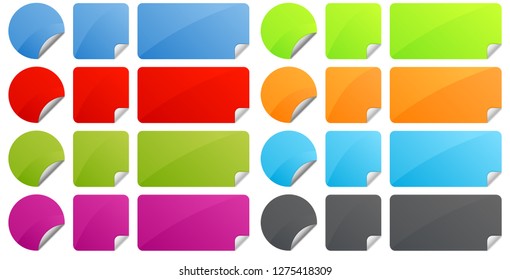 Corner label illustration