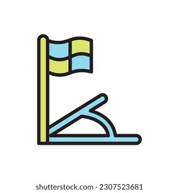Corner Line Icon Vector Illustrator