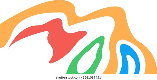 Corner Liquid Topography Shape Element