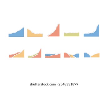 Corner Paper Torn Element Set