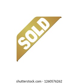 corner ribbon banner icon set (SOLD)