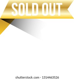Corner Ribbon Banner Vector, Illustration