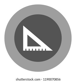 corner ruler vector icon