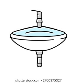 ícone de cor do coletor de canto vetor. sinal de coletor de canto. ilustração de símbolo isolado