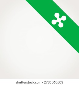 Corner slanted ribbon flag of Lombardy for a top right area of a page.