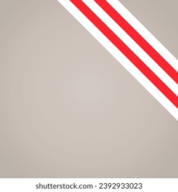 Corner slanted ribbon flag of Raiatea or Usti nad Labem for a top right aera of a page.
