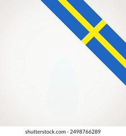 Corner slanted ribbon flag of Verona and Toulon for a top right area of a page.