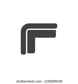 Corner sofa vector icon. filled flat sign for mobile concept and web design. House interior furniture simple solid icon. Symbol, logo illustration. Pixel perfect vector graphics