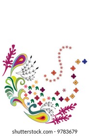 Corner style decorative element
