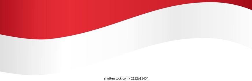 Corner waving  Indonesia flag  isolated  on png or transparent background,Symbol of Indonesia,template for banner,card,advertising ,promote,and business matching country poster, vector illustration