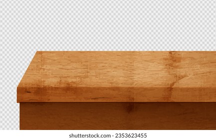 tabla de madera en blanco que se burla del vector