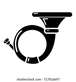 Cornet icon . Simple illustration of cornet vector icon for web design isolated on white background