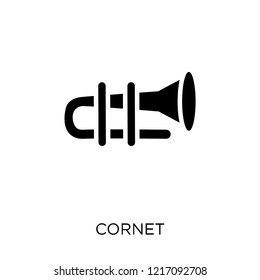 cornet icon. cornet symbol design from Music collection. Simple element vector illustration on white background.