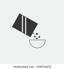 cornflakes cereal vector icon breakfast