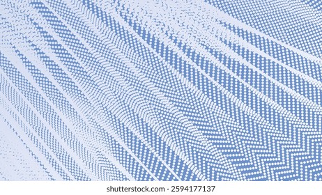 Cornflower blue with halftone abstract background for backdrop or presentation