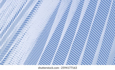 Cornflower blue with halftone abstract background for backdrop or presentation
