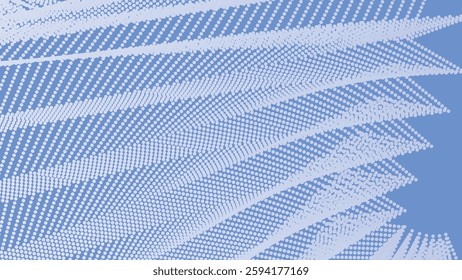 Cornflower blue with halftone abstract background for backdrop or presentation