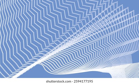 Cornflower blue with halftone abstract background for backdrop or presentation