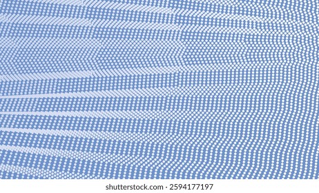 Cornflower blue with halftone abstract background for backdrop or presentation