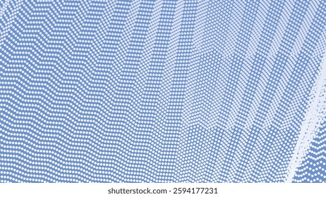 Cornflower blue with halftone abstract background for backdrop or presentation