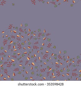 Cornflower pattern. Vector seamless texture