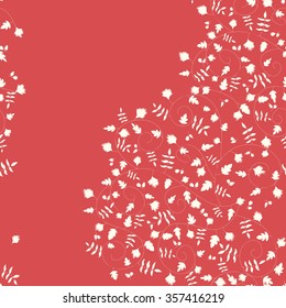 Cornflower pattern. Vector seamless texture