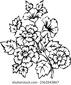 Cornflower simple geometric background vector