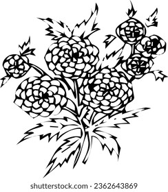 Cornflower simple geometric background vector